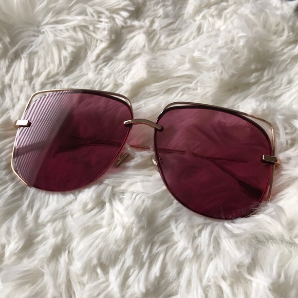 DIOR STELLAIRE 6 cutout metal geometric Sunglasses - Picture 5 of 9